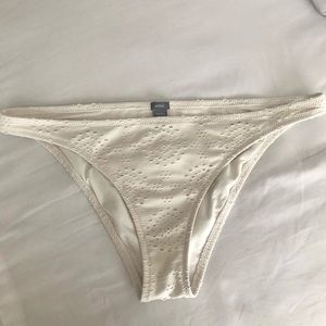 Aerie White Embroidered Bottoms WORN TWICE